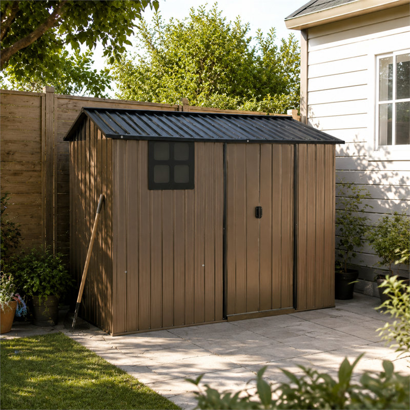 Eight by Six Sliding Door Shed