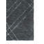 Tapis en laine touffeté à la main à motif abstrait bleu marine / blanc Wendell-2134038345