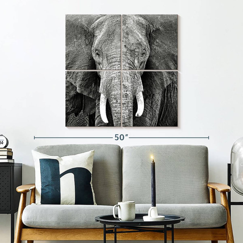 Brampt Elephant Wrinkles, 32" H x 32" W