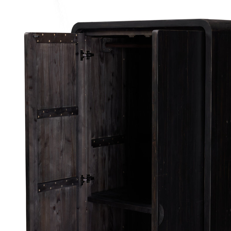 Nedra Armoire, Black Reclaimed