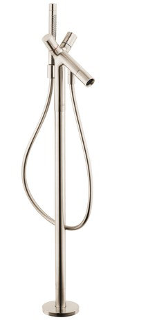 Starck Tub Filler with Diverter, Brushed Nickel
