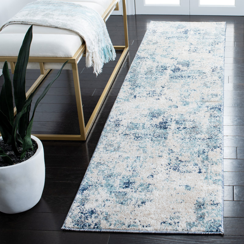 Scriber Performance Abstract Rug, Runner 2' x 8'