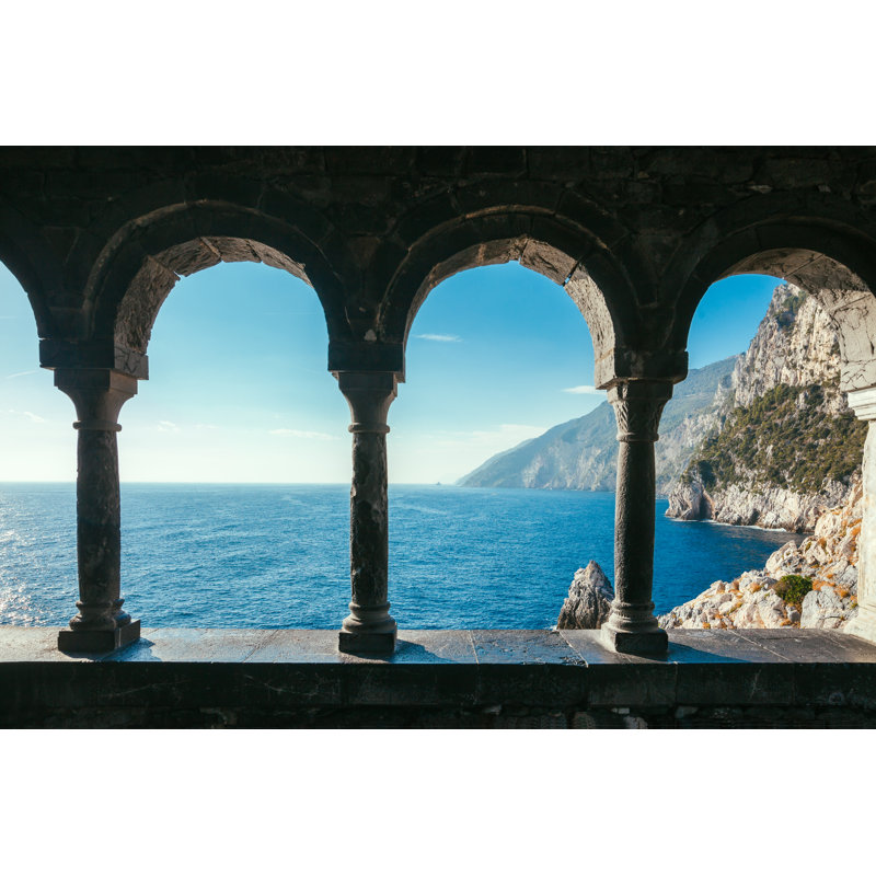 Terrace With Arches by Viktor_Gladkov - Wrapped Canvas Print, 30cm H x 46cm W x 3.8cm D
