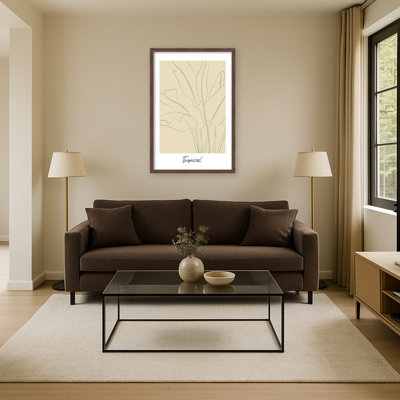 Impression sur toile encadrée «Tropical» par Treechild