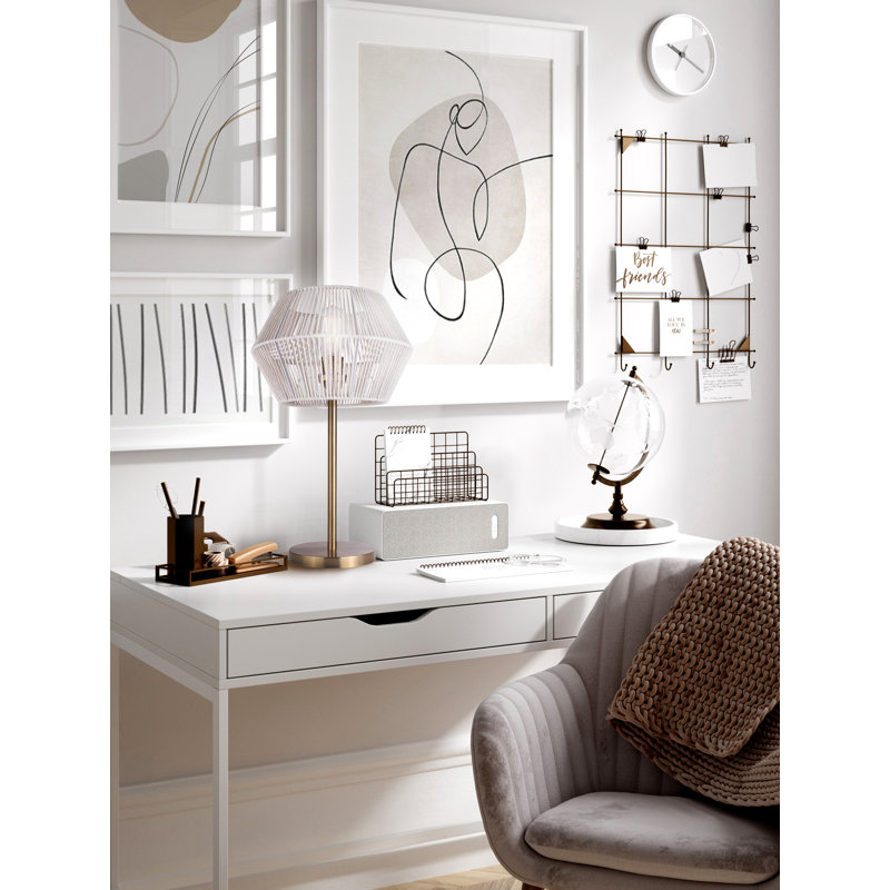 Lampe de table en métal Ysela