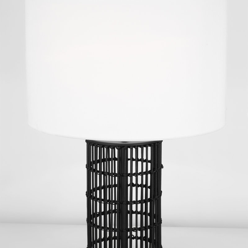 Elio Table Lamp, Aged Iron/Black