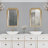 Wood Rectangle Wall Mirror-2092511837