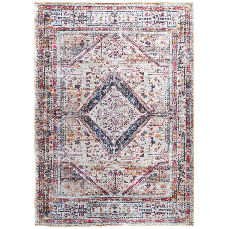 Tapis gris clair Landwehr, Rectangle 5 pi 3 po x 7 pi 6 po