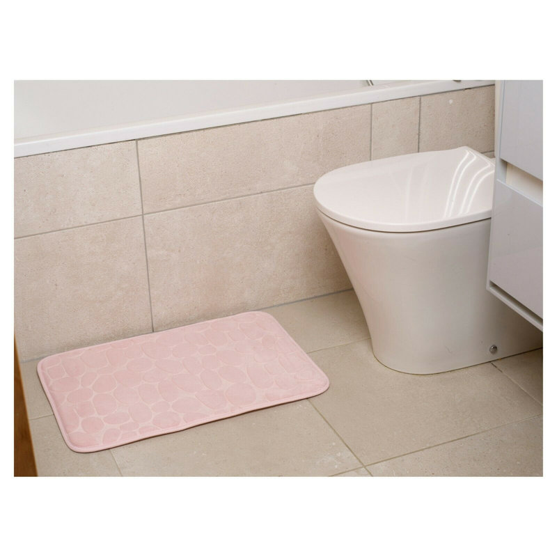 Non-Slip Bath Rug, Pink
