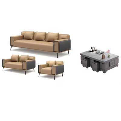 Simple modern creative office sofa set