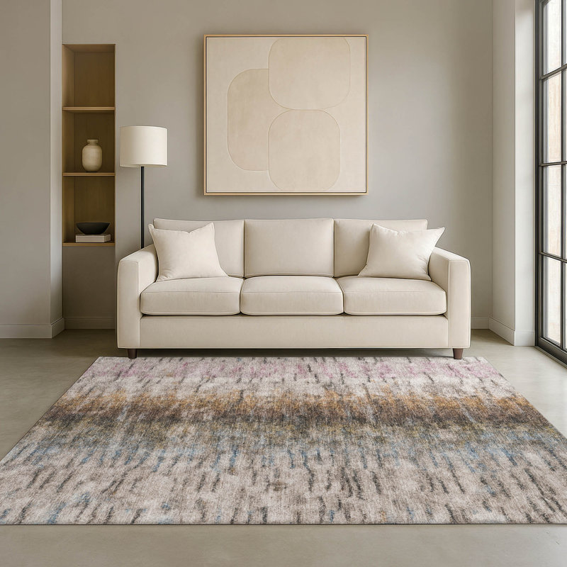 Tapis décontracté de qualité supérieure Mayfield AMF2319, 10 pi x 14 pi, Brun