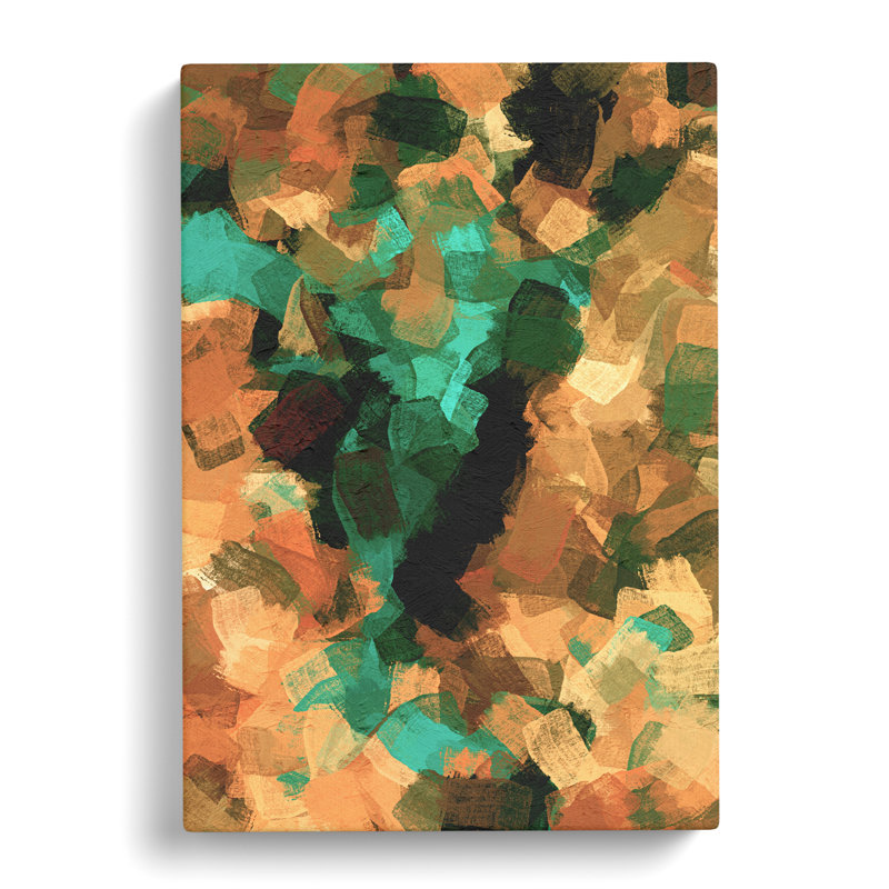 XC1022-1724X Crash In The Night Abstract - Wrapped Canvas Print, 50cm H x 35cm W x 3cm D