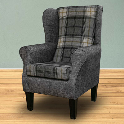 74cm Wide Tufted Wingback Chair
