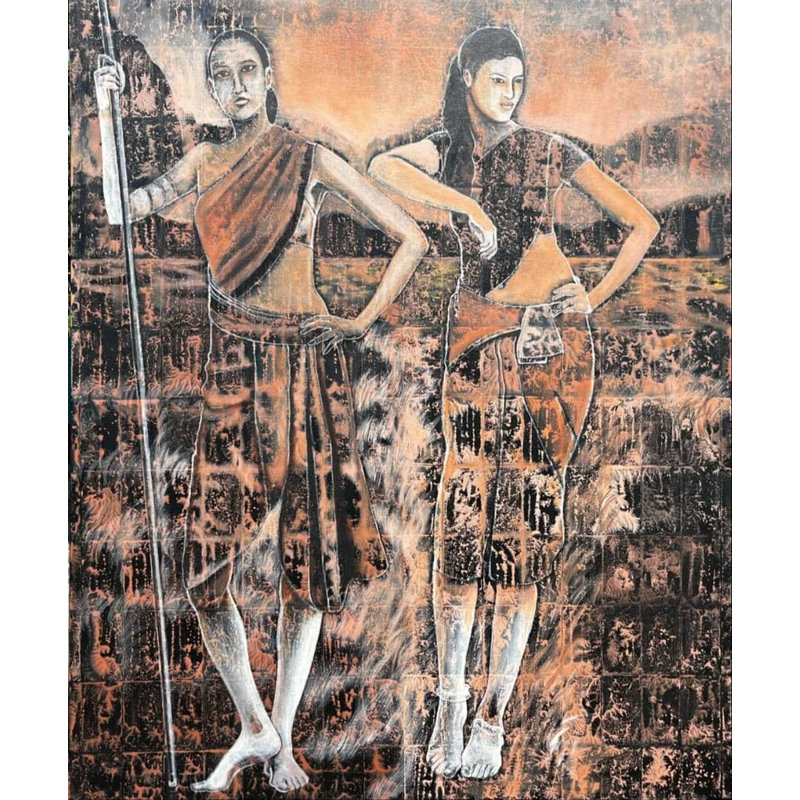Two village women
