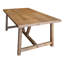 Table de salle à manger de style campagne moderne fabriquée à la main