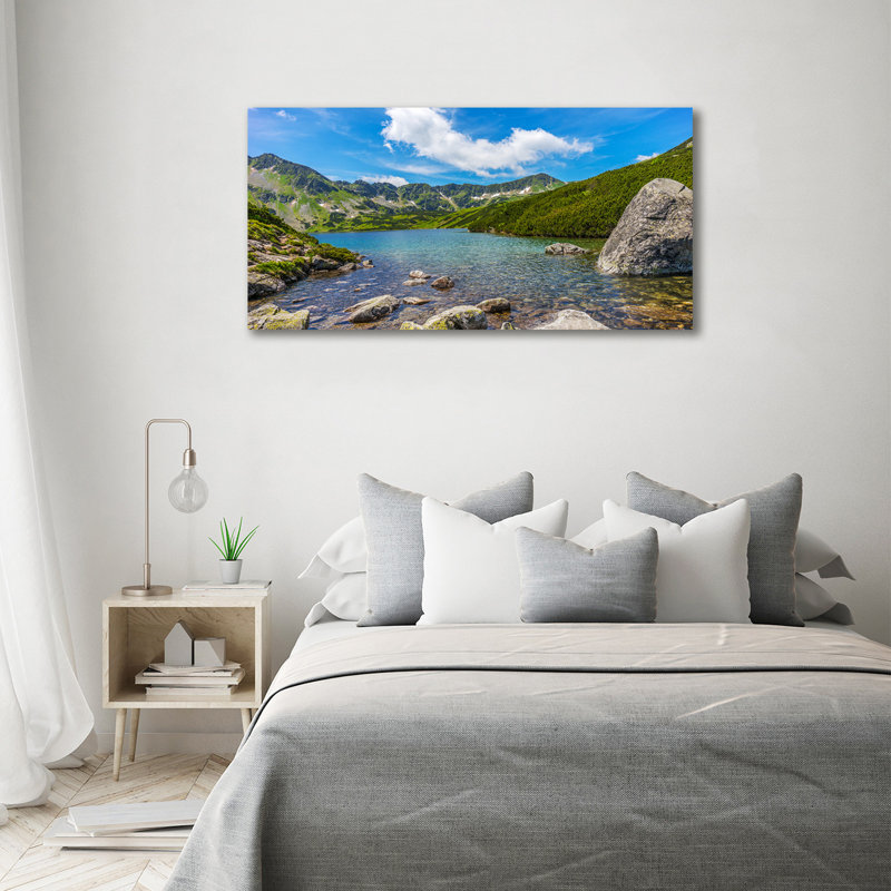 Valley Of The Tatra Mountains - No Frame Print on Canvas