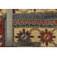 Tapis oriental rouge en laine noué à la main 3 pi 11 po x 5 pi Kazak Kazak