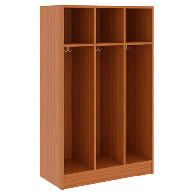Triple Wide Three Compartment Classroom Cabinet Locker