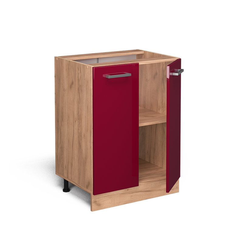 Kalisz Module 228 + front white HGL (54), Beige/Red