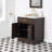 Foosland Chestnut 30" Carrara White Marble Countertop Bath Vanity with Faucet-317783349-375957723