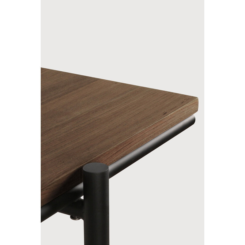Oscar Solid Wood Writing Desk, 29.9" H x 78.7" W x 35.4" D, Teak
