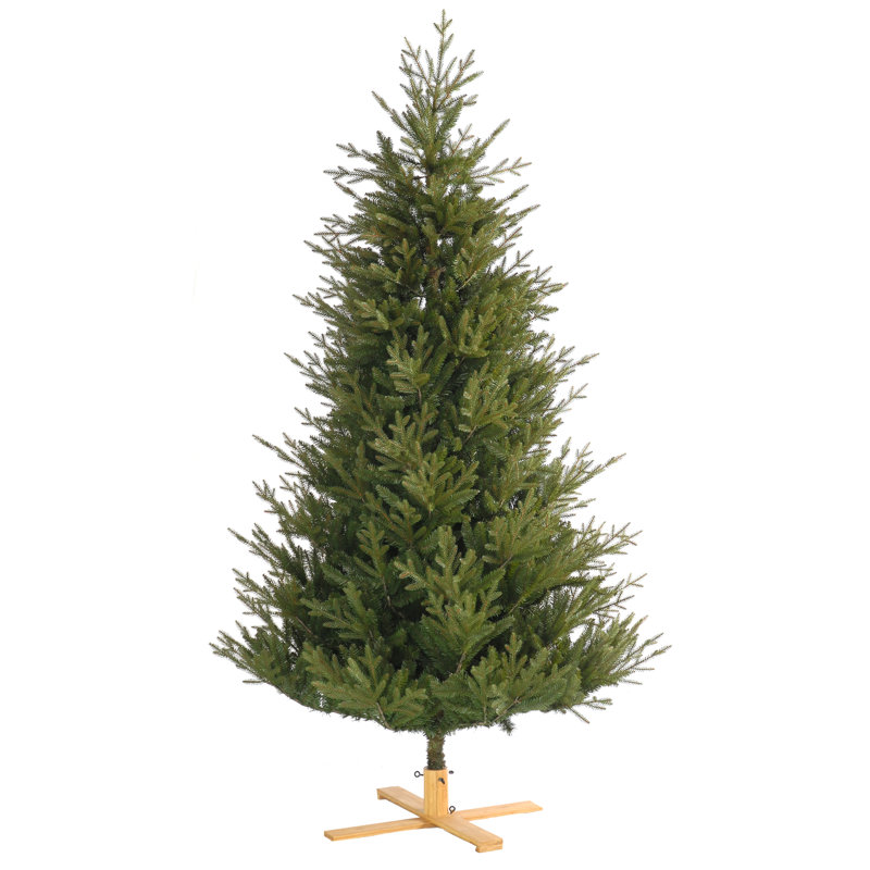 Arkansas Green Spruce Artificial Christmas Tree with Stand, 7.5ft H