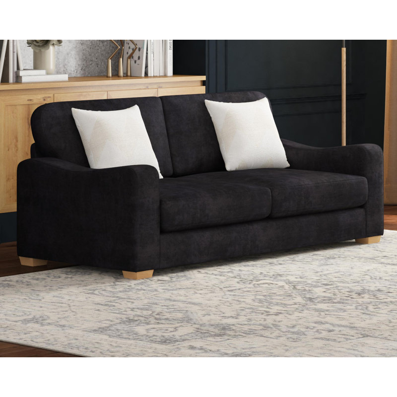 Theadford Three Seater, Fixed Back, Dark Mink