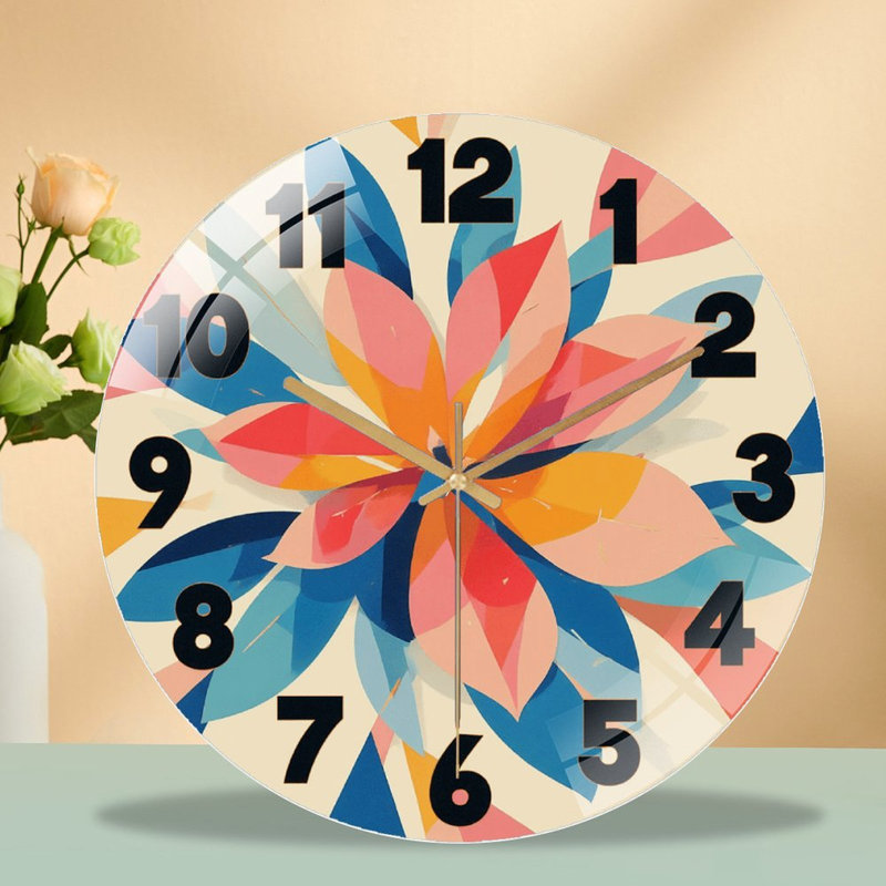 Horloge murale moderne 12 po