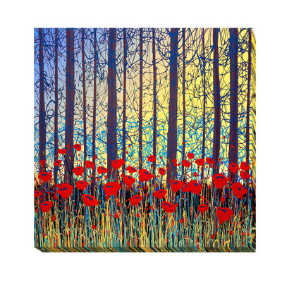 «Sunset Poems», reproduction de peinture à l'huile sur toile tendue