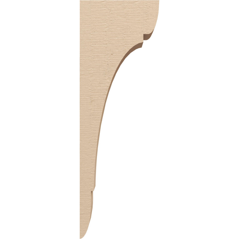Bois de cèdre brut olympique TimberThane Corbel, brun clair apprêté, H 24 po x l 4 po x P 8 po