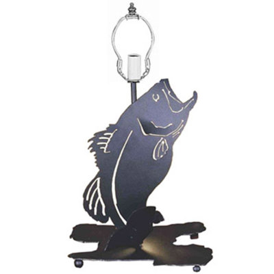 Leaping Bass Table Lamp