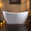 59'' x 28.75'' Freestanding Soaking Acrylic Bathtub-2083280148