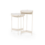 Sib Marble Top Nesting Tables