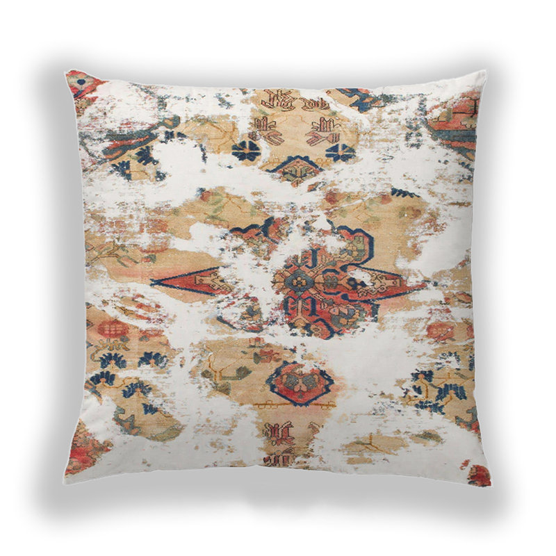 Coussin décoratif abstrait 1061, Microsuède