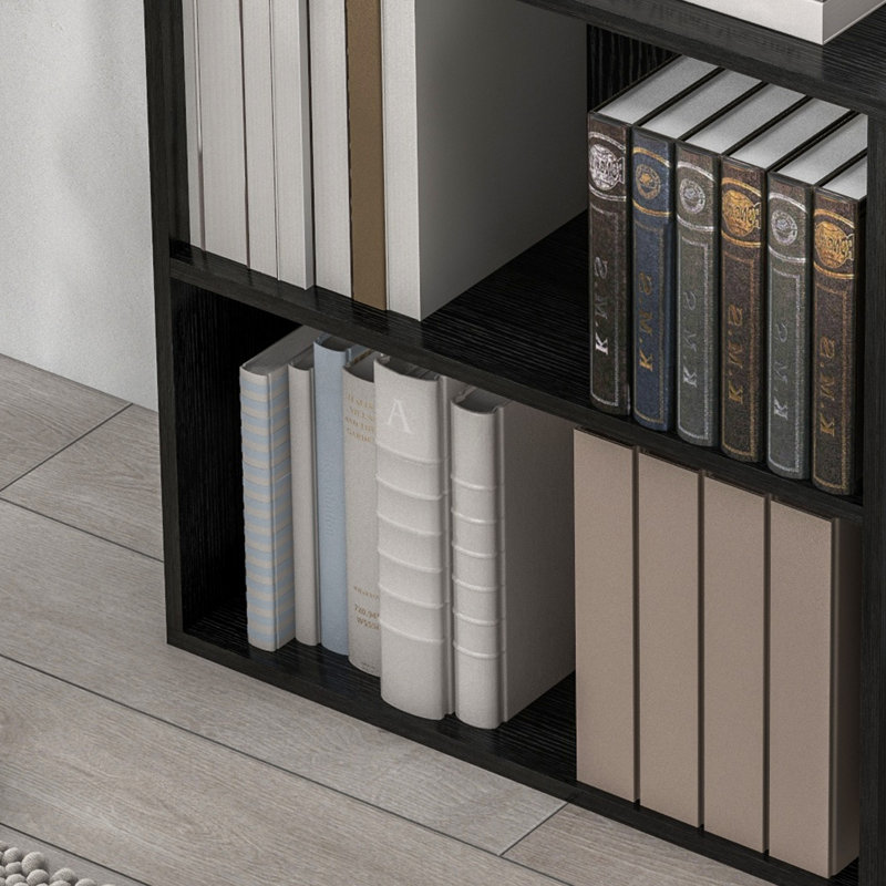 Rejanae 63cm H x 60cm W Bookcase, Black