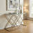 Kranz 47.25'' Glass Top Console Table