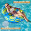 Chaise longue de piscine avec grand dossier gonflable