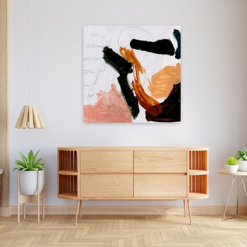 Art contemporain contemporain abstrait, H 36 po x l 36 po