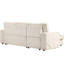 Canapé-lit chic avec rangement efficace et commodités pour porte-gobelet - 3 canapés modulaires beiges et 3 canapés-lits-121105837