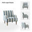 Arching 28.7"W Armchair with Solid Wood Legs and Nailhead Trim-303307612