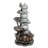 Comanche Hand Crafted Weather Resistant Floor Fountain with Light