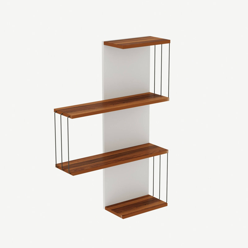 Cerina Bracket Shelf, Oak/White