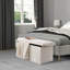 Repose-pieds rembourré 30 po avec rangement-405266763