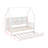 Wooden Twin Size House Bed With Trundle-242480429