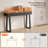 47.2"W Console Table with 2 Drawers