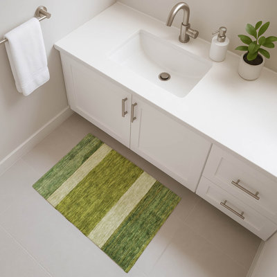 Premium Machine Washable Brennon AMF1624 Stripes Rug