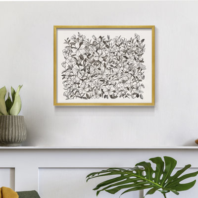 Periwinkle Daze III - Reproduction encadrée - Restickable
