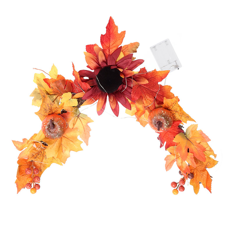 Lighted Faux Swag with Lights