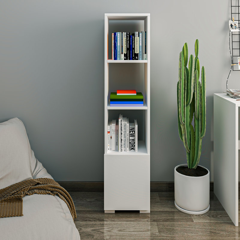 31cm W Bookcase, White