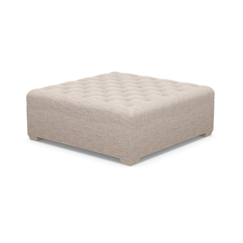 Square Ottoman, 3906-74, Sandstone